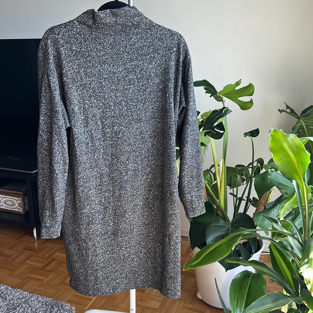 Dress turtleneck in grey